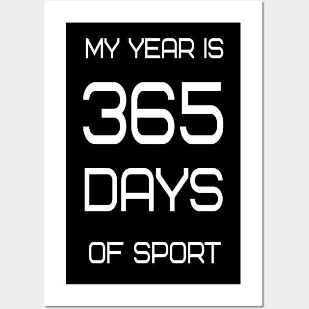 365 days of sport Wall Art by WordsGames